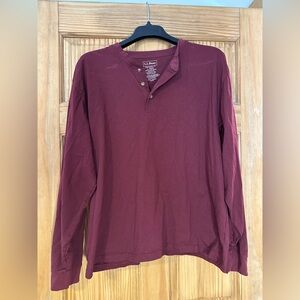 L.L. Bean Henley shirt